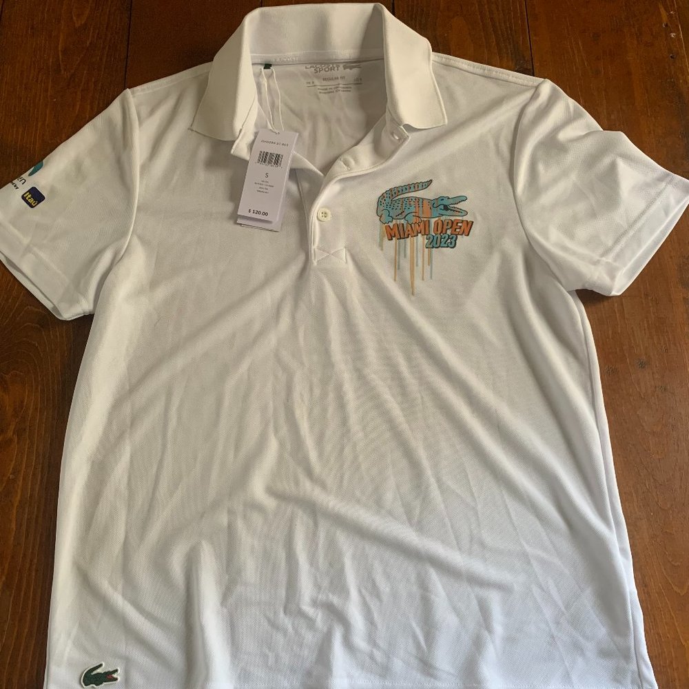 Lacoste Mens Polo - MIAMI OPEN 2023 New with Tags Size Small